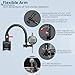 ALLmeter Digital Dial Indicator with Magnetic Base,0-1 Inch/25.4mm Dial Indicator Tools Set for Alogbment with Flexible Arm Base and Indicator Combo for Machine Shop,Automotive Repair & Industrial Use
