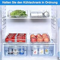 HNNJCK einstellbarer Dosenspender Getränke Organizer, Kühlschrank Dosen Organizer für Dosen und Flaschen 2er-Set XXL – Ansicht 5