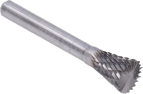 Miniatura 4 de Archivo de rebabas de cono invertido YG8 Aleación Rotary File Rebabas N Forma Doble Corte Troquel Grinder Bits para la fabricación de herramientas