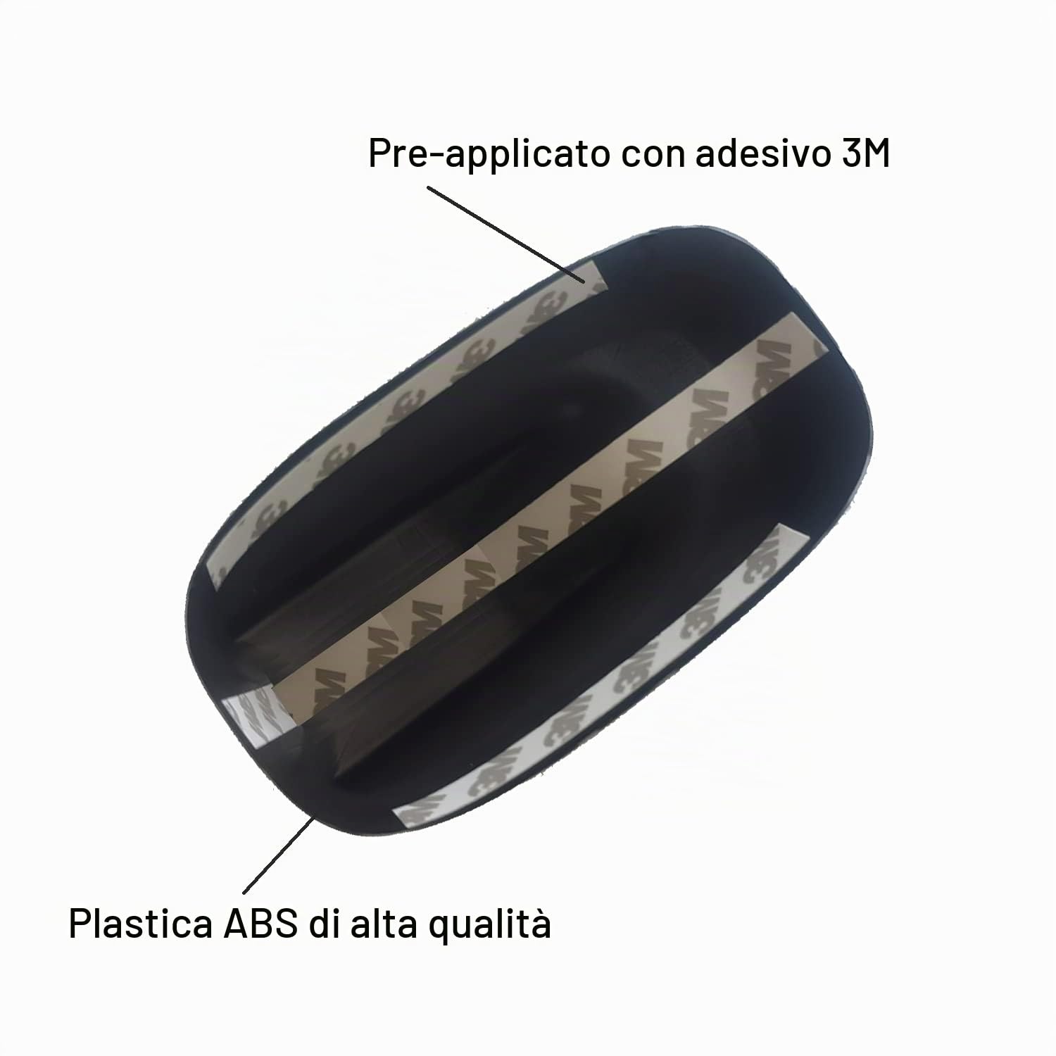 MINI F54 F60 2014-2023 copertura antenna per Mini Cooper ONE/S/JCW Serie F Clubman F54 Countryman F60(Union Jack Nero, antenna senza luce)