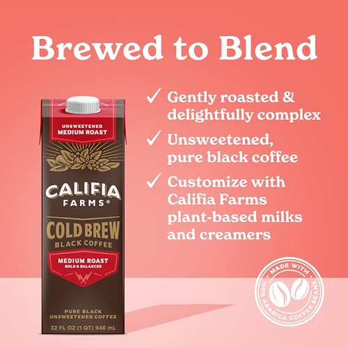 Califia Farms Pure Black Medium Roast Cold Brew Coffee thumb #1