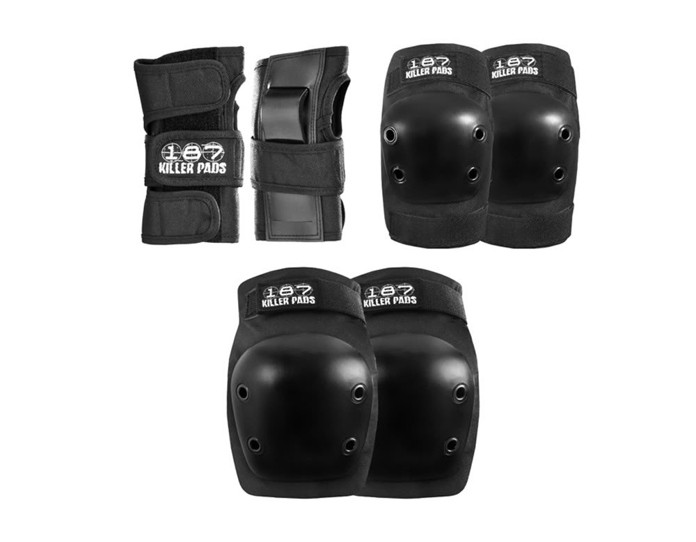 187 Killer Junior Pads Tri Pack by Skate Out Loud
