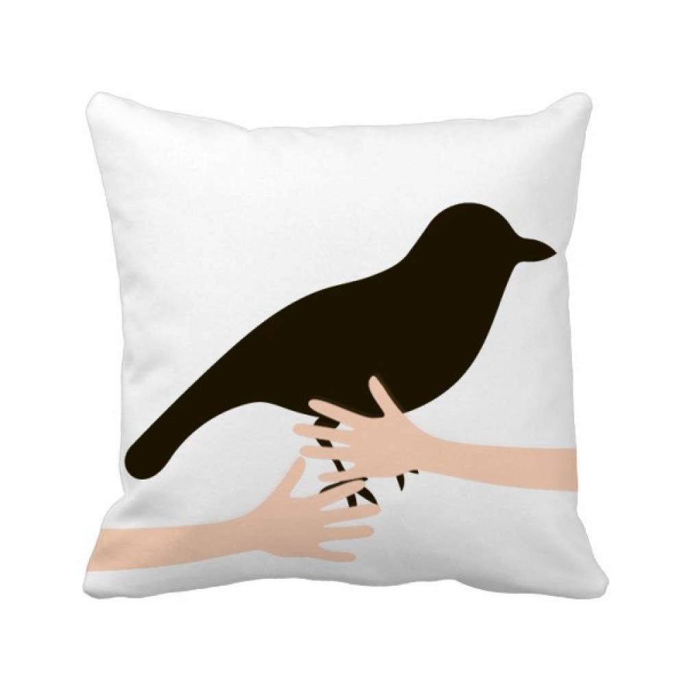 Coussin de cou de sparrow noir DIYthinker aux finitions soignées