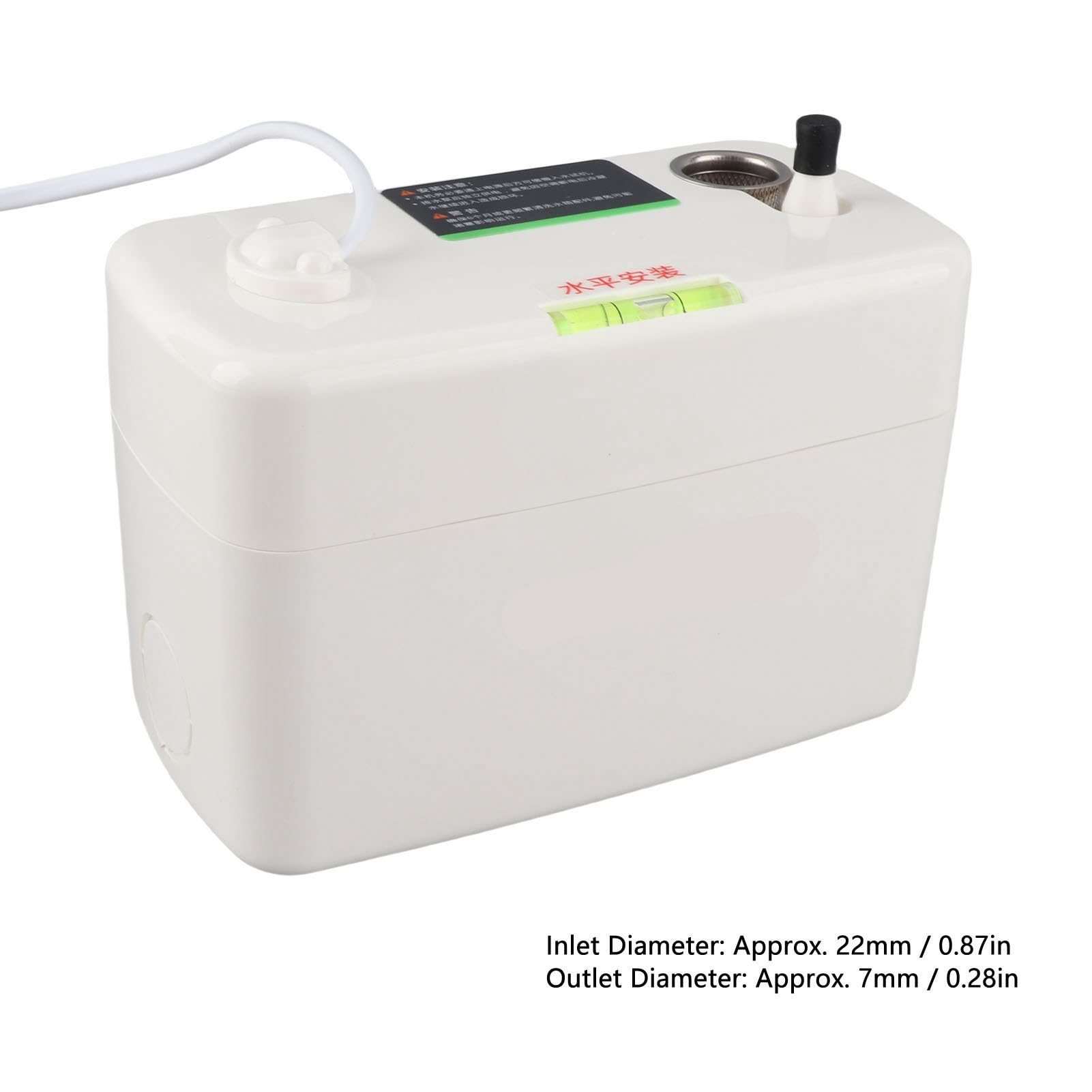 Ausla Pompa Condensa Mini Pompa di Scarico ABS 16 DB Silenzioso Sollevamento 10 M 24 L H Serbatoio Rimovibile 200 Ml per Climatizzatore HVAC Deumidificatore Fino a 20 KW Da 32 a 122 °F