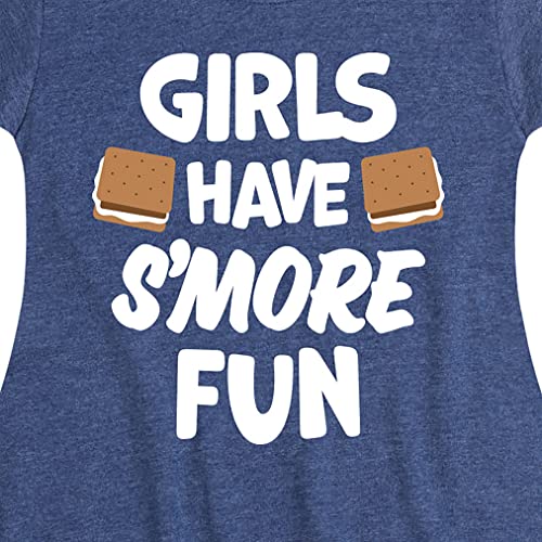 Instant Message - Girls Have Smore Fun - Toddler & Youth Girls Fit & Flare Dress3