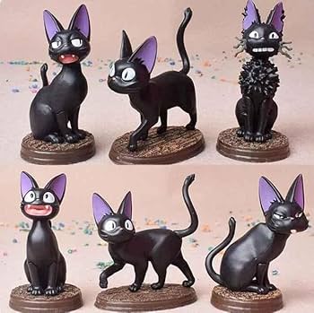 ジブリ　魔女の宅急便　ジジフィギュア Amazon.co.jp: 魔女宅急便 ジジ フィギュア 6種類セット ジブリ 置物