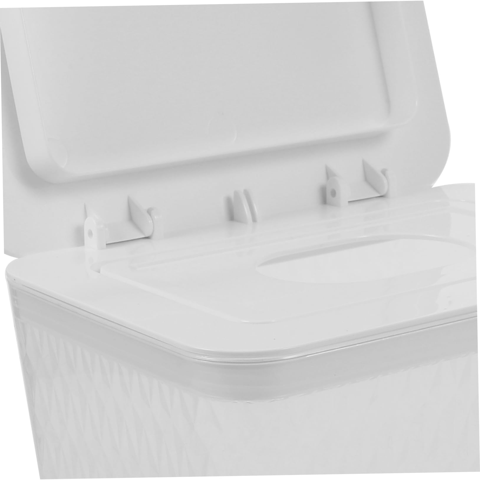 Dispensador de Toallitas Húmedas Tapa de Plástico Blanco