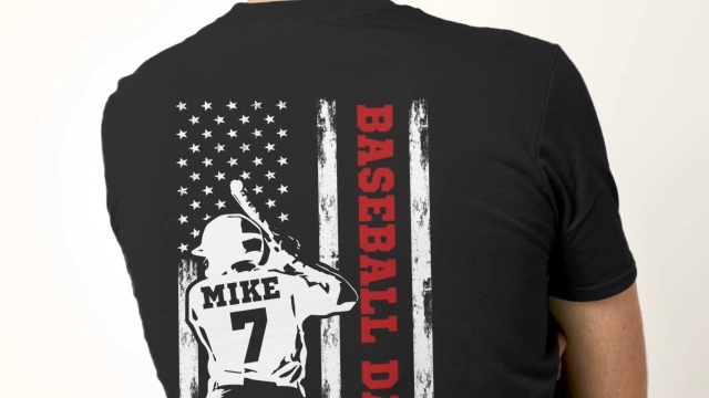 Custom Baseball Shirt, Baseball Tshirts Shirts for Women, Baseball Tees for Women, Personalized Name Number t Shirt miniatura 7