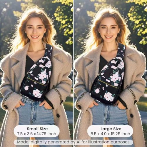 Image of Vankor Small Crossbody Purses Bags for Women Men Travel, Chest Sling Bag Women Casual Cross Body Bag for Woman Sling Backpack