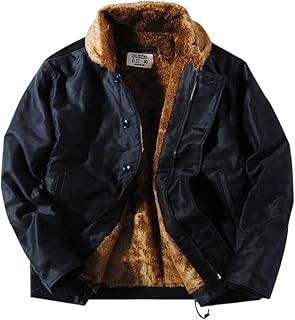 [ヒューストン] N-1 デッキジャケット レギュラータイプ 日本製 ミリタリージャケット 裏ボア メンズ