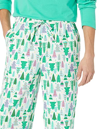 Image of Amazon Essentials Men's 100% Cotton Flannel Sleep Pant, Relaxed Fit Lounge Pants with Elastic Waist and Drawstring