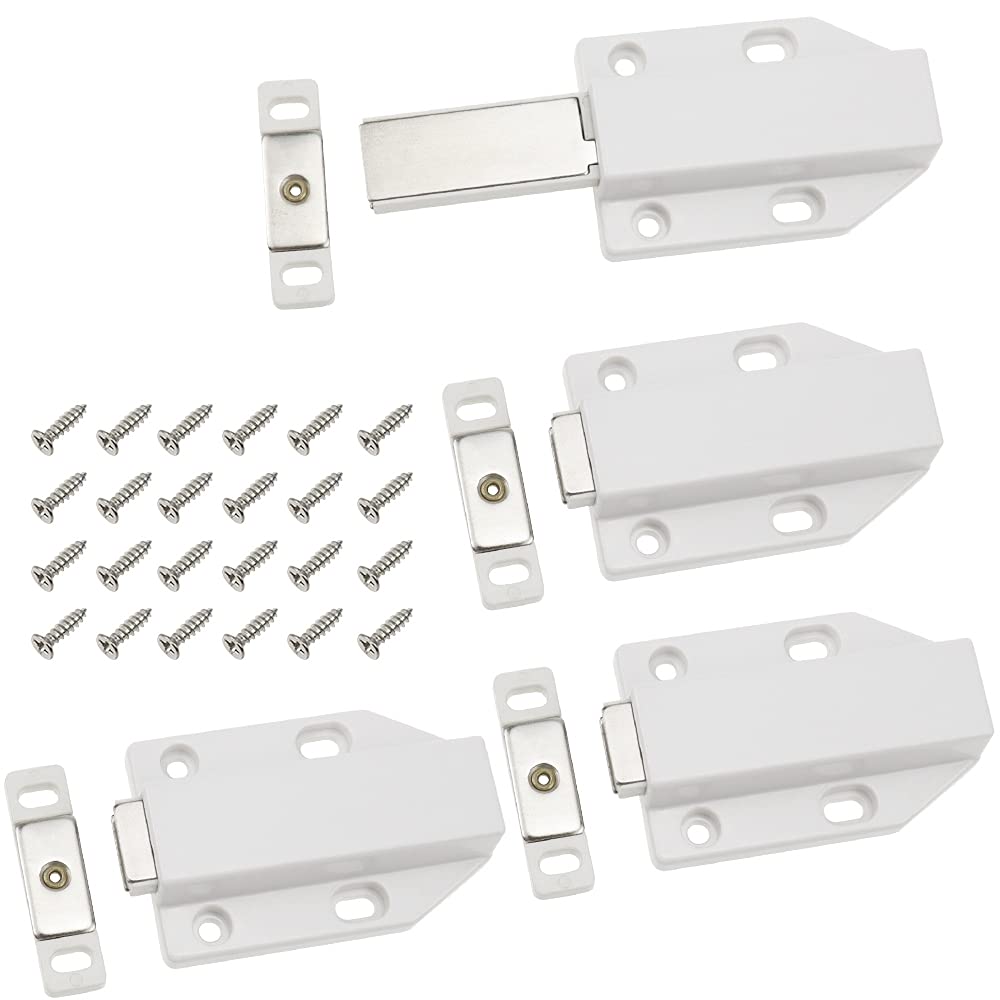 Buy SRunDe 4Pack Push to Open Door Catches Touch Latch Push to Open