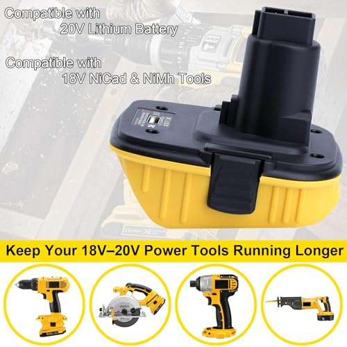 Adaptateur DCA1820 Dewalt 18V de qualité supérieure pour batterie lithium - 2
