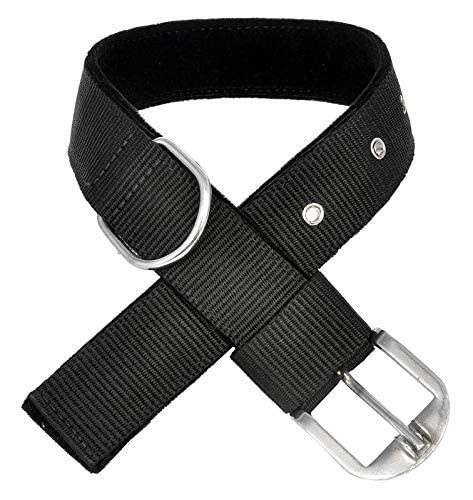 Image of RvPaws Nylon Dog Collar Adjustable for Large Dog (Black,1.25inch)