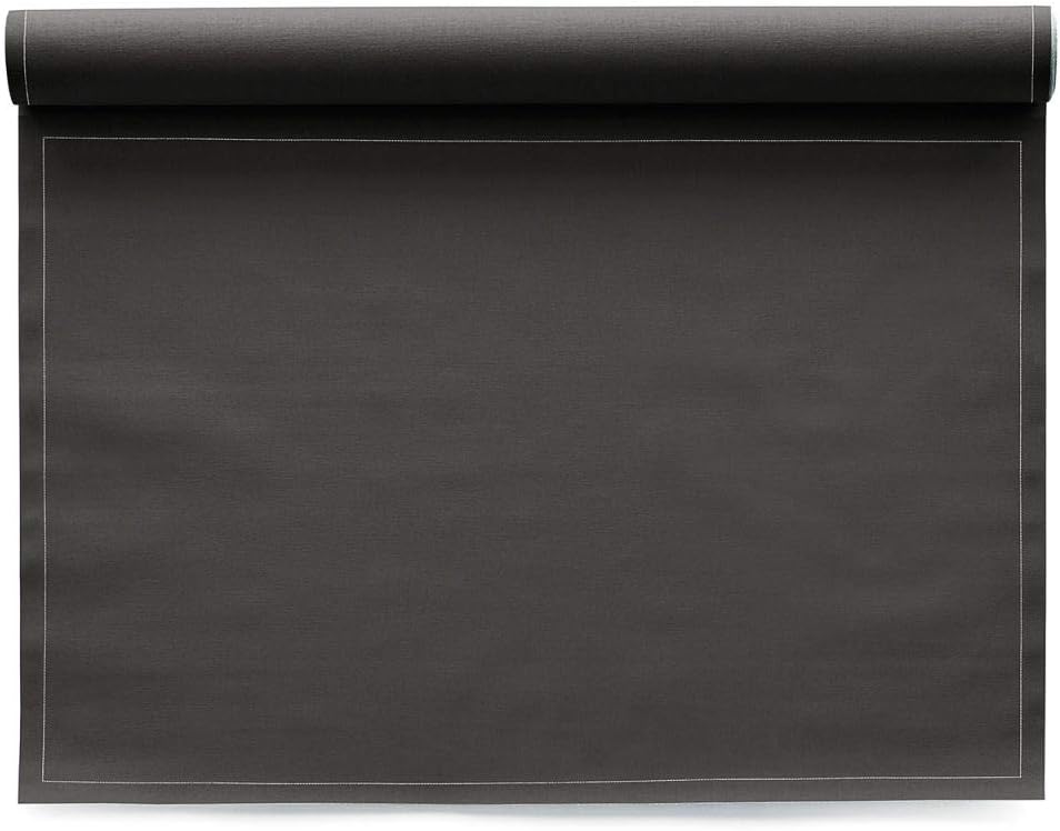 Cotton Placemat - 18.9 X 12.6 In - 12 Units Per Roll - Anthracite