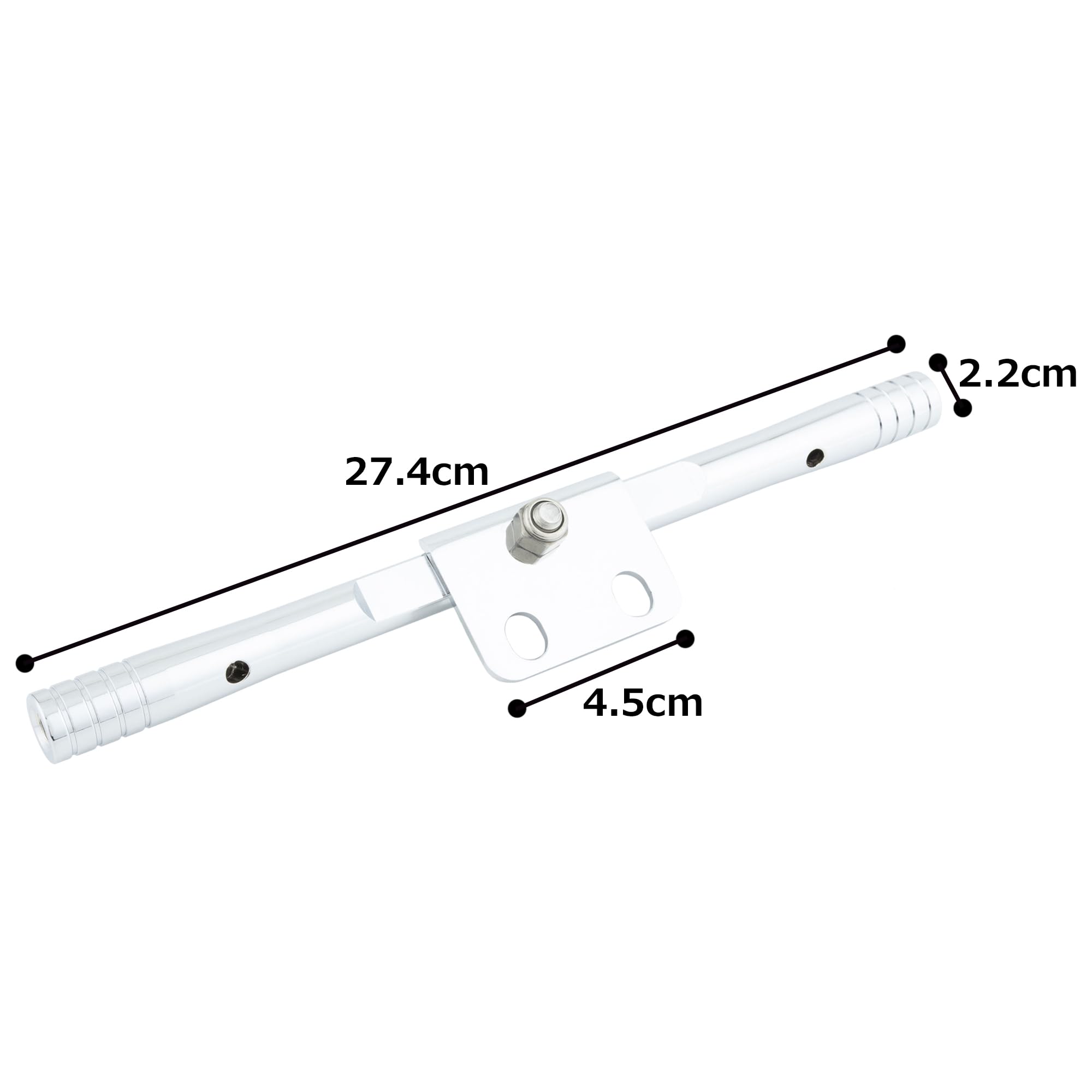 キジマフレームマウントウィンカーステー(ウィンカーライト付) キジマ ウインカーステー フレームマウント クローム : HD-PARTS
