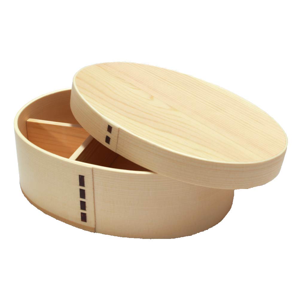 Amazon｜【天然杉】曲げわっぱ一段弁当箱 ウレタン塗装 700ml｜弁当箱