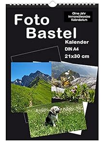 TassormAABBCC Foto-Bastelkalender Dauerkalender DIN A4