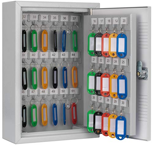 Winbest Steel 50 Position Key Safe Wall Mount Cabinet Storage Key Lock Safe Box