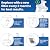 Mutital 6 Pack Brita Filter Replacement Water Filters for Brita Filter Pitchers, BPA-Free, US Standard, Fits Water Pitchers and Dispensers, Reduces Copper, Cadmium and Mercury Impurities, 50 Gallons