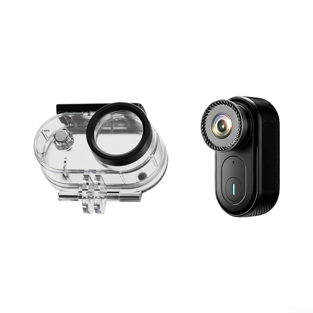 Action Camera compatta 4K impermeabile per moto | e bicicletta, per Mini per Dash Cam con video chiaro per la cattura, costruzione ABS per sport all'aria aperta e Vlog