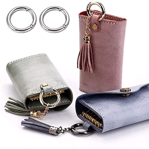 JDGMEI 20 Pezzi Moschettoni Rotondi, Moschettone