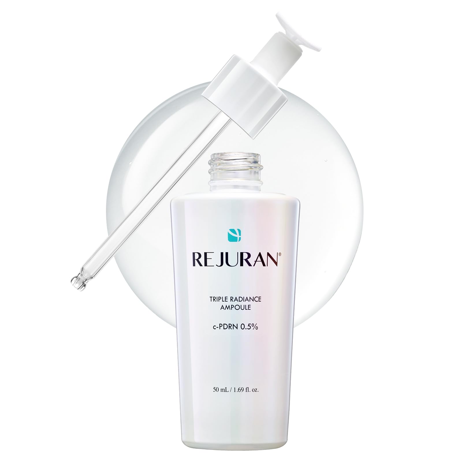 Lijeran Official REJURAN Triple Radiance Ampoule, 1.7 fl oz (50 ml) Serum, Skin Care, Korean Cosmetics