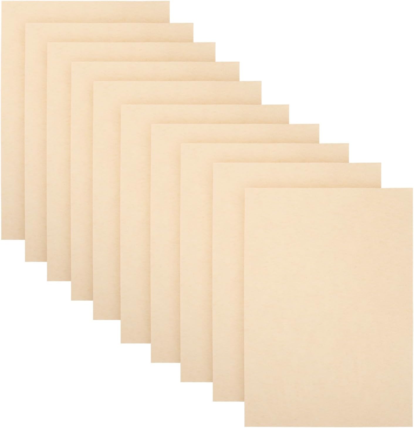 Vintage Parchment Wish Writing Paper, Ceremony Supplies 10Pcs Beige