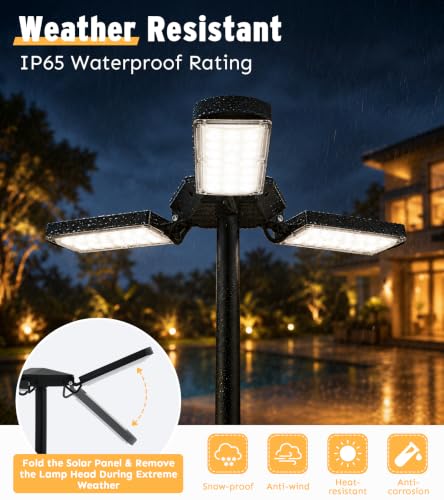 Solar Lamp Post Light DROPS TO - image 5