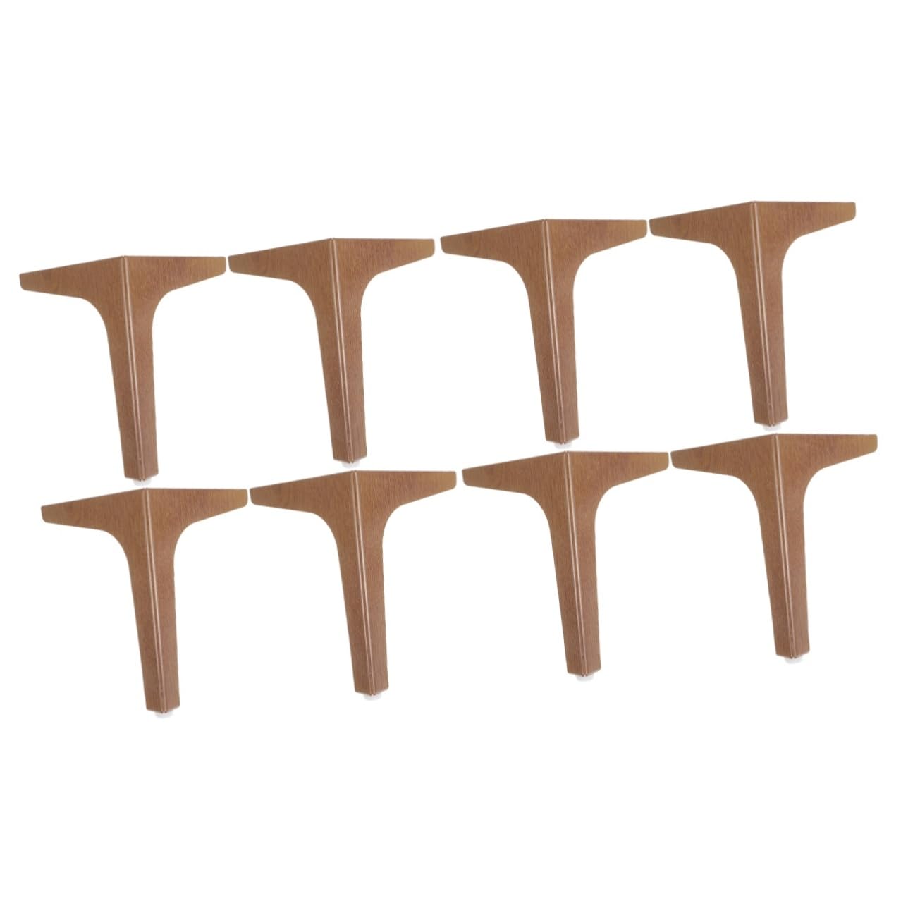 Patas de mesa de madera dura para muebles de cocina y gabinetes juego de 8 piezas