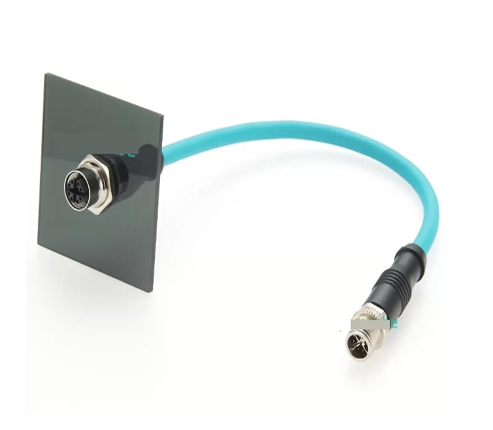 Cable M12 de 8 pines con codificación X PCM-S-0611, cable Ethernet industrial macho a hembra 2