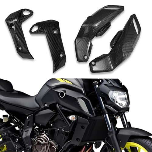 Protection latérale YAMAHA MT07 éviter impact radiateur cache réservoir rigide