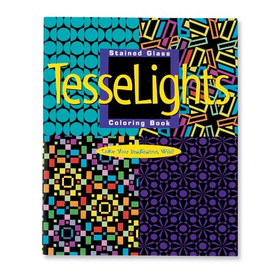 Livre de coloriage Tesselights vitrail Mind Ware pour adultes et enfants