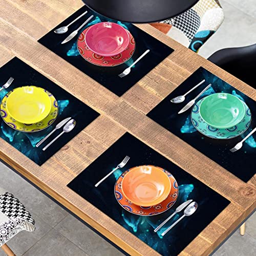 Set de table lavable anti-tache en tissu Oxford pour préserver la table - 8