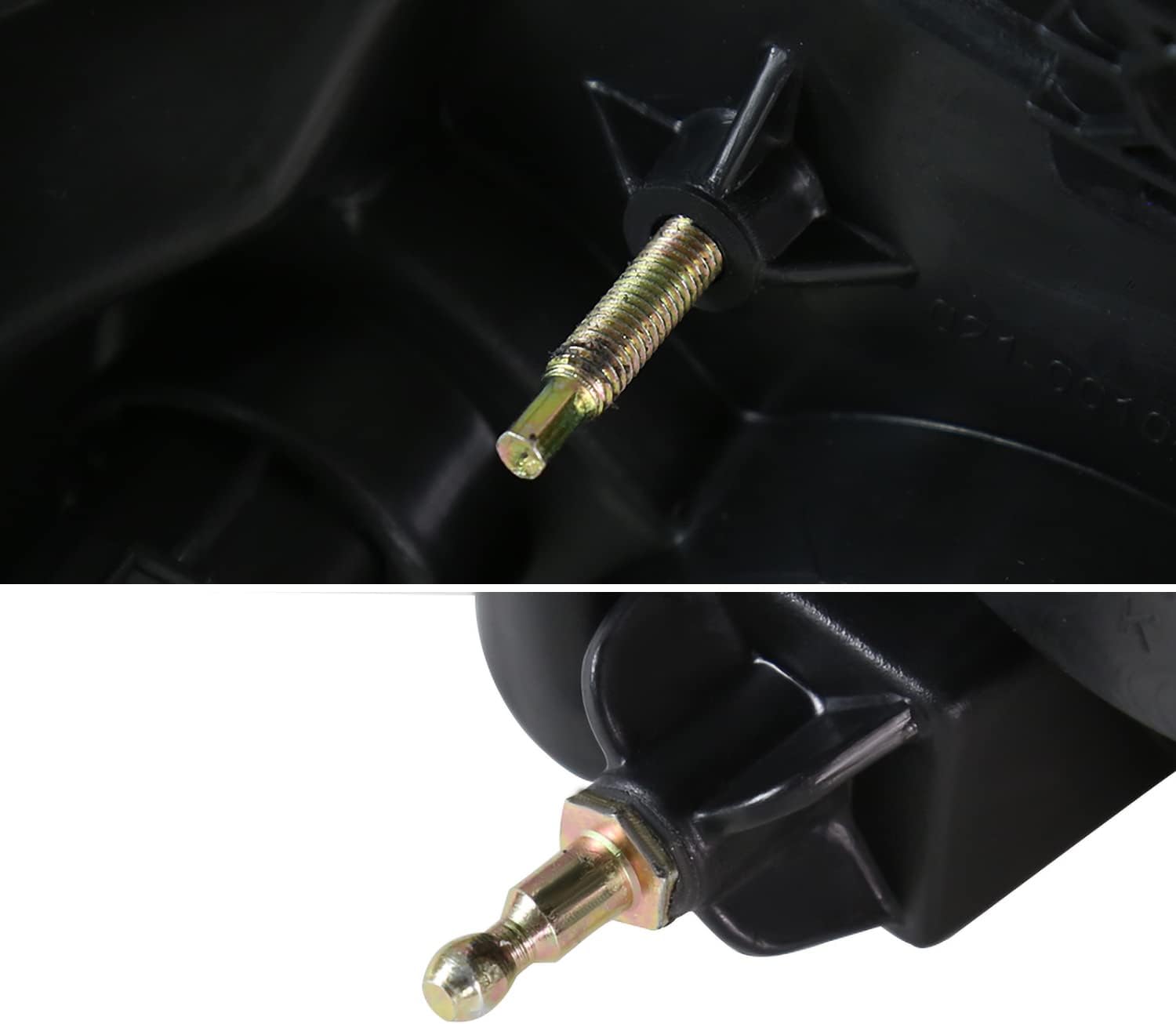 SPEC-D TUNING Black Headlights Front Driving Head Lamps Compatible with 2003-2006 Ford Expedition L+R Pair Head Light Lamp Assembly