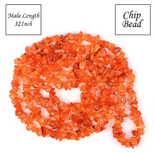 Image of Reiki Crystal Products Certified Natural Crystal Stone Chip Mala Necklace Collection for Men & Women, Reiki Energized Gemstone Jewellery for Meditation, Yoga, Spiritual Styling & Everyday Wear, Multiple Stone Variants