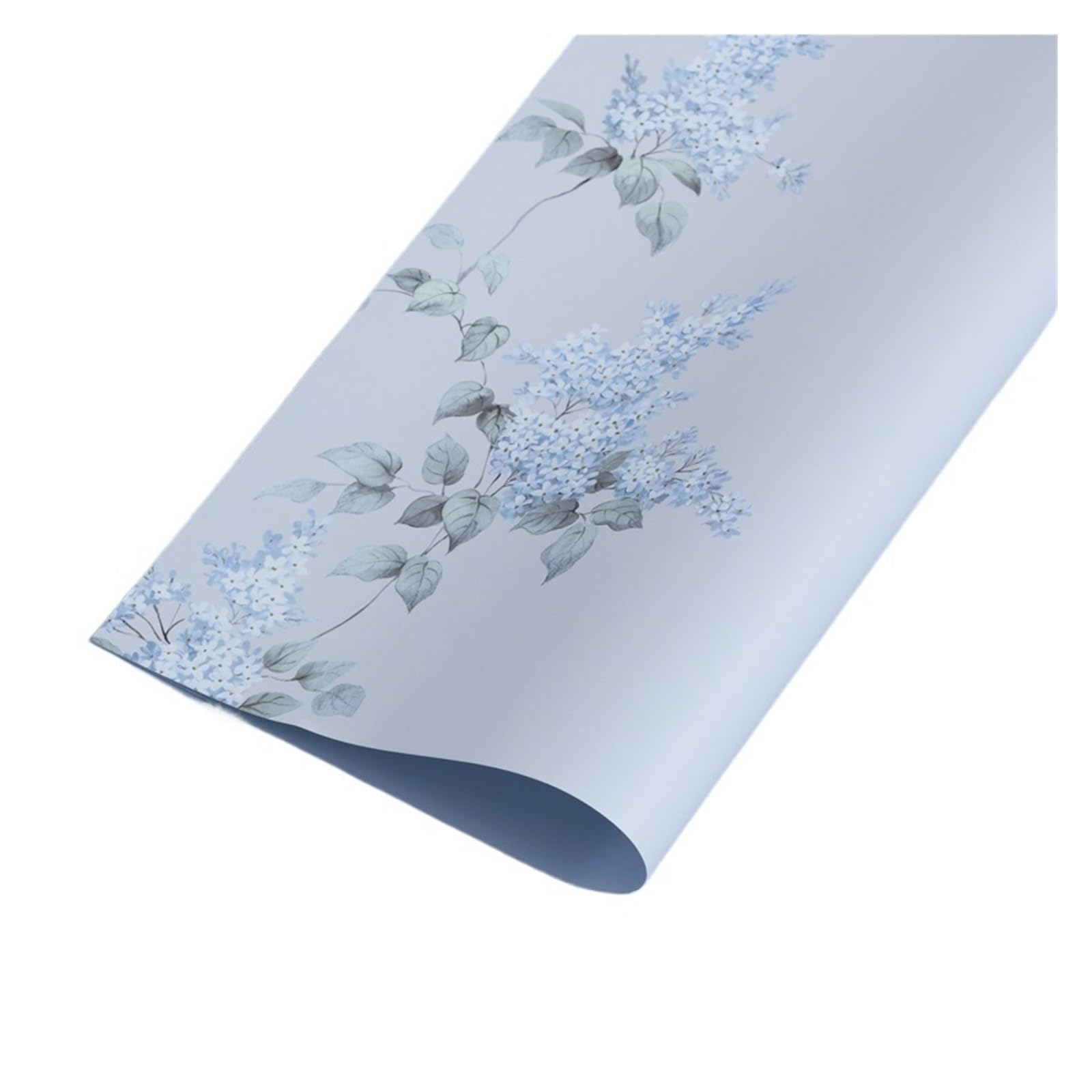 Waterproof Wrapping Flower Paper, Waltz Shop Supplies, Present Bouquet Packaging Art, 10 Sheets(Purple01)