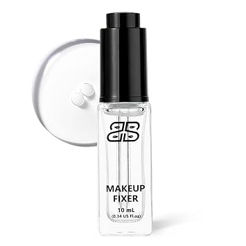 Makeup Fixer Mixing Liquid Cosmetics Eyeshadow Sealant Prolong Makeup Pigment Durability 10ml/0.34 US FL OZ Black Bottle Cap