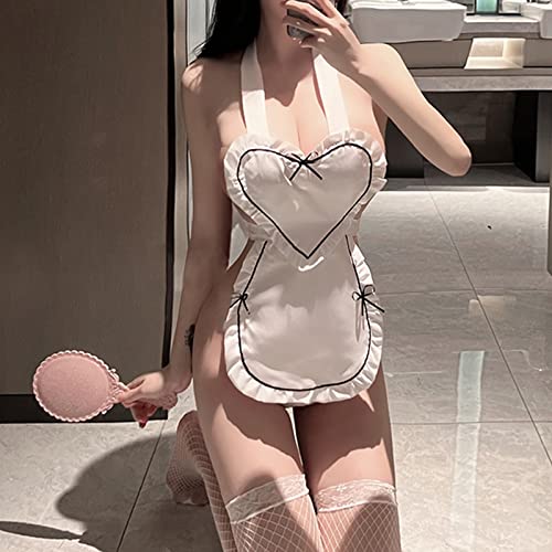 Roupas para mulheres, lingerie, dramatização, roupa íntima sexy, lingerie meias para mulheres, Branc