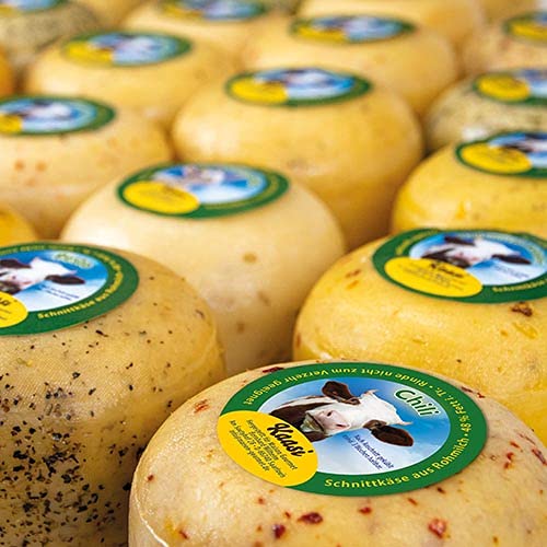 Junger Gouda im Minilaib direkt vom Bauernhof/Sorte Natur