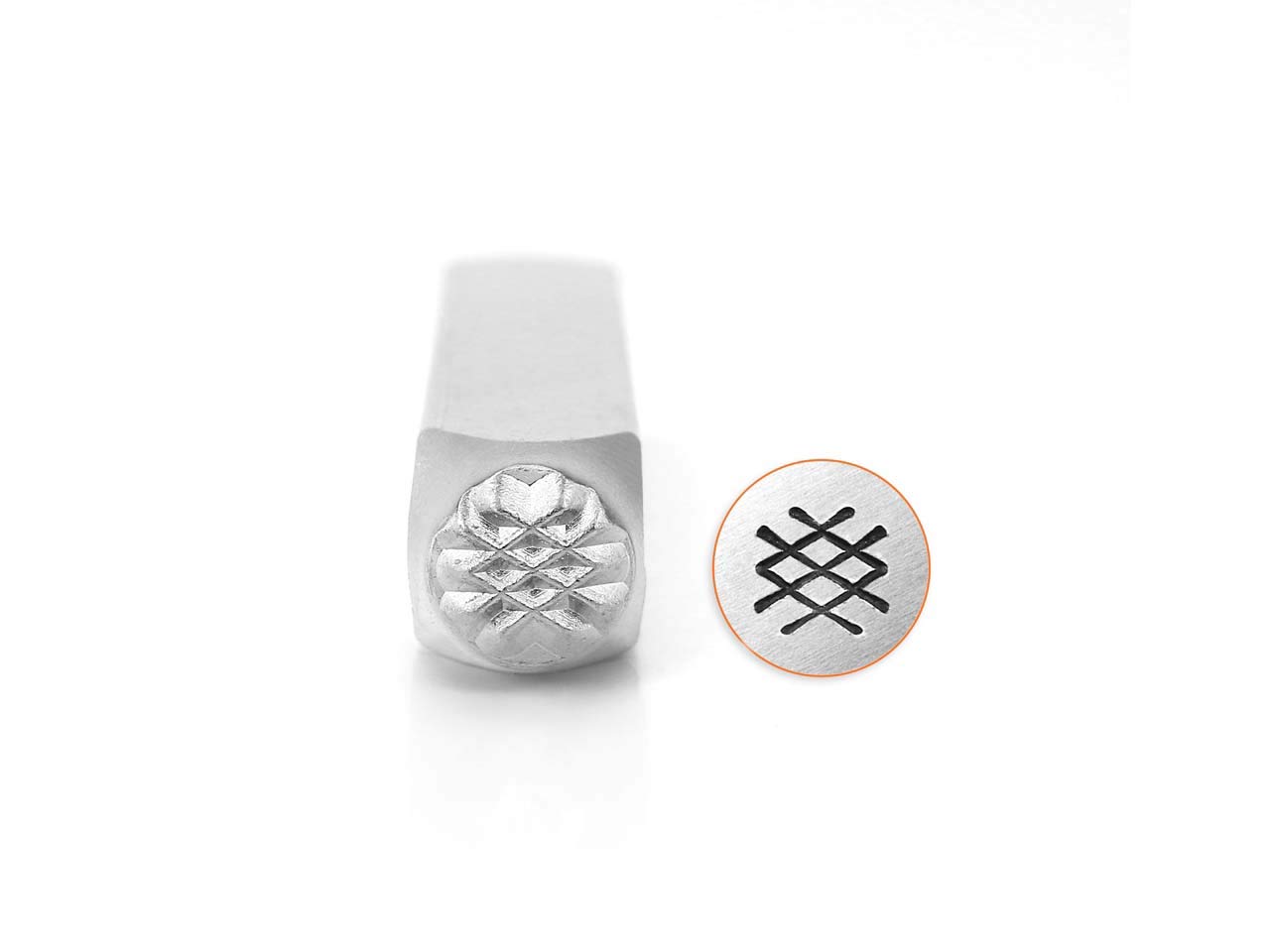 ImpressArtCross Hatch Design Stamp, 6mm High