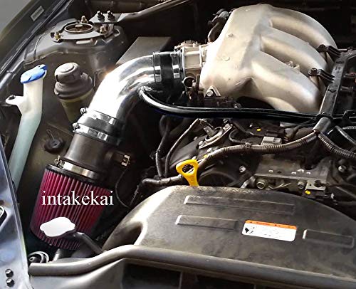 PINTAKEKAI Performance Air Intake (Compatible with 2010-2011 HYUNDAI GENESIS COUPE 3.8L 2-DOOR V6 MODELS) (BLACK accessories with RED Filter)