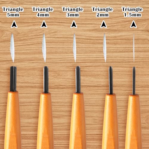 WILLBOND 5 Pcs Linocut Carving Tools
