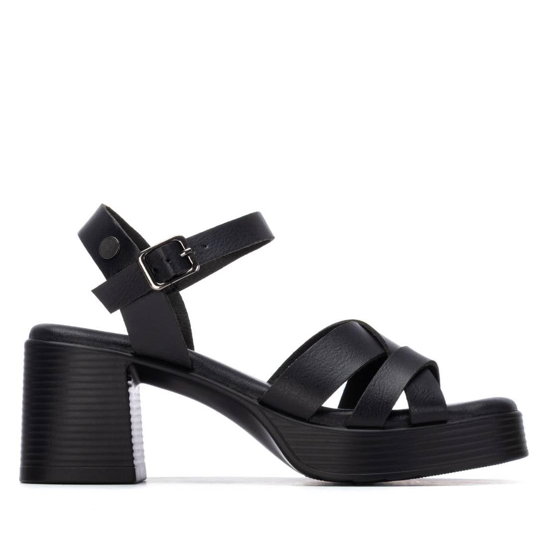 REFRESH 175096, Women's Sandal, Black, 36 EU