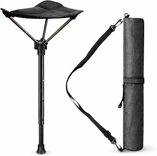 Portable Folding Walking Stick with Seat – Lightweight Single-Leg Rest Stool for Hiking, Fishing & Outdoor Use