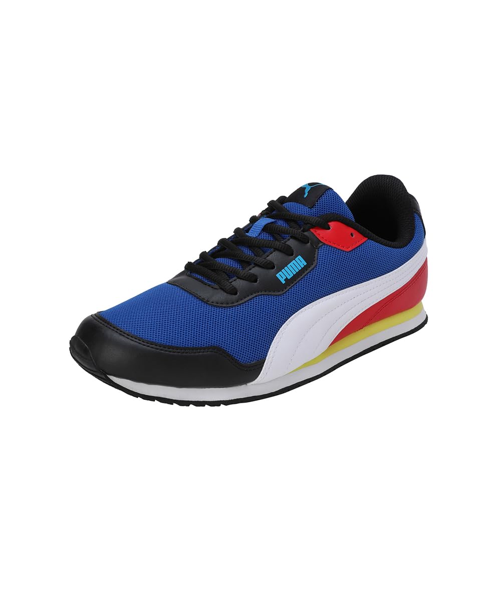 Puma Mens Denver Black-Vallarta Blue-High Risk Red Sneaker - 9 UK (39789702) (B0CQ59ZLHZ) Amazon Price History, Amazon Price Tracker