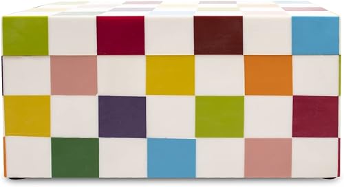 Miniatura 102 de Handicrafts Home Colección Marquet Array - Joyero decorativo hecho a mano para recuerdos, baratijas y decoración del hogar, caja para almacenamiento