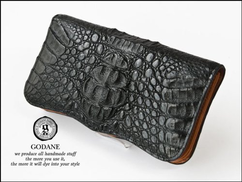 GODANE 長財布 クロコダイル クロコ カイマン