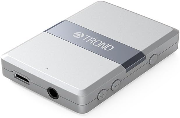 Luvfun TROND Bluetooth V4.2 Receiver Wireless 3.5mm Aux Adapter, AptX Low Latency, Volume Control & Smart Codec Indicator, for Wired Headphones or Speakers