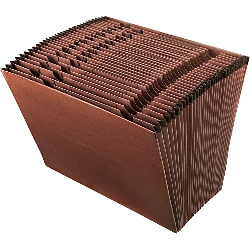 Office Depot Expanding File, Letter, 1-31, 31 Pockets, Brown, Om01418 #TOP2